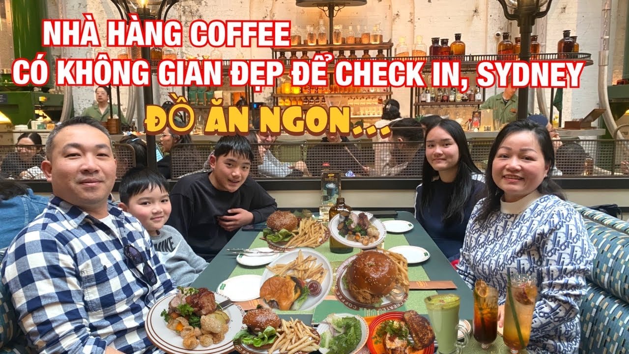 🇦🇺Ăn gì ở Sydney ||THE GROUND COFFEE FACTORY, QUÁN CÀ PHÊ &NHÀ HÀNG CÓ KHÔNG GIAN CỰC CHẤT Ở SYDNEY 
