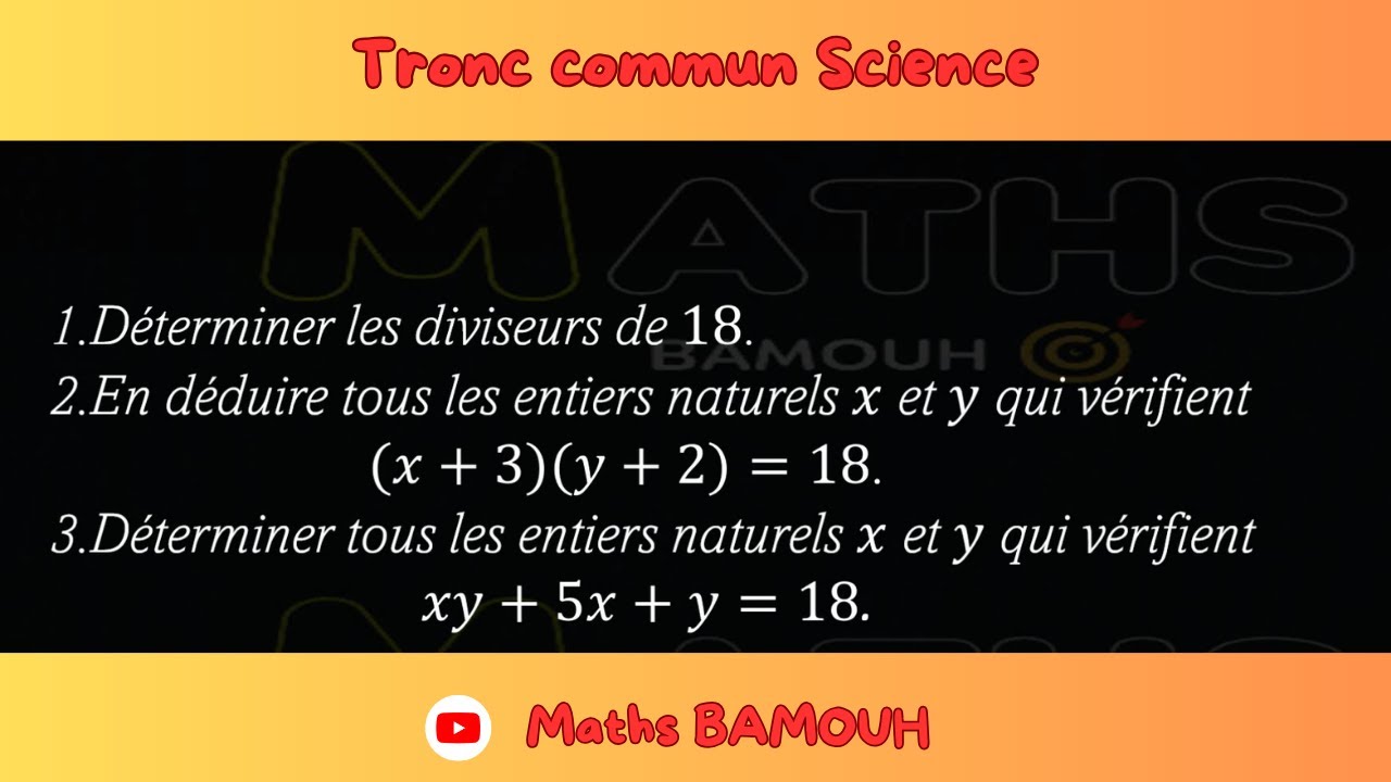 Comment résoudre une équation de deux Inconnues dans n