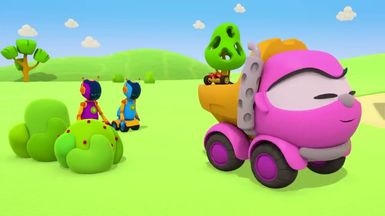 Roliga äventyr av Lastbilen Leo och hans vänner. Tecknad serie på svenska för barn.