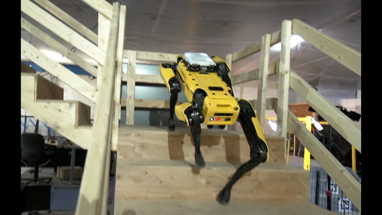 Operating Spot Mini in Boston from Edinburgh: Obstacle Course Navigation