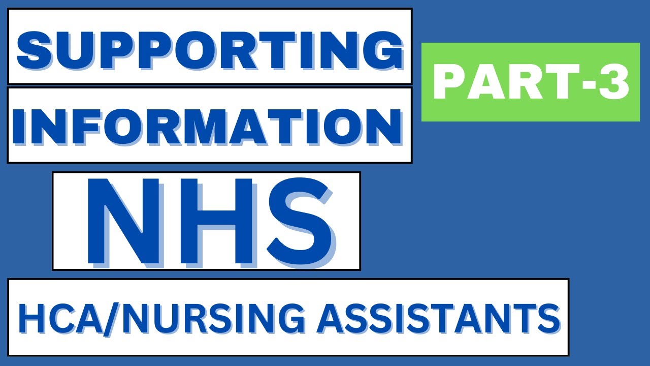 NHS Supporting Information for Someone with a Master's Degree Unrelated to Healthcare