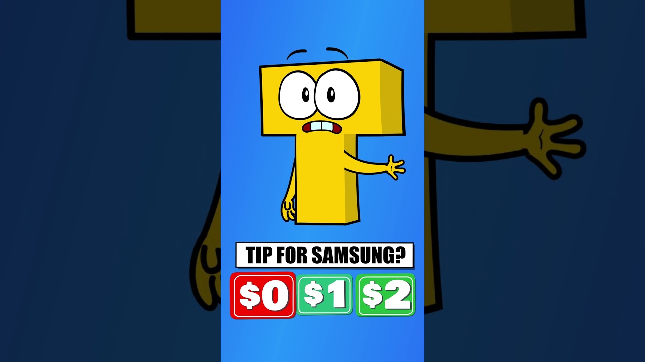 Tippy Time!! #tippingculture #funnycomedy #animation #google #samsung #apple #youtube