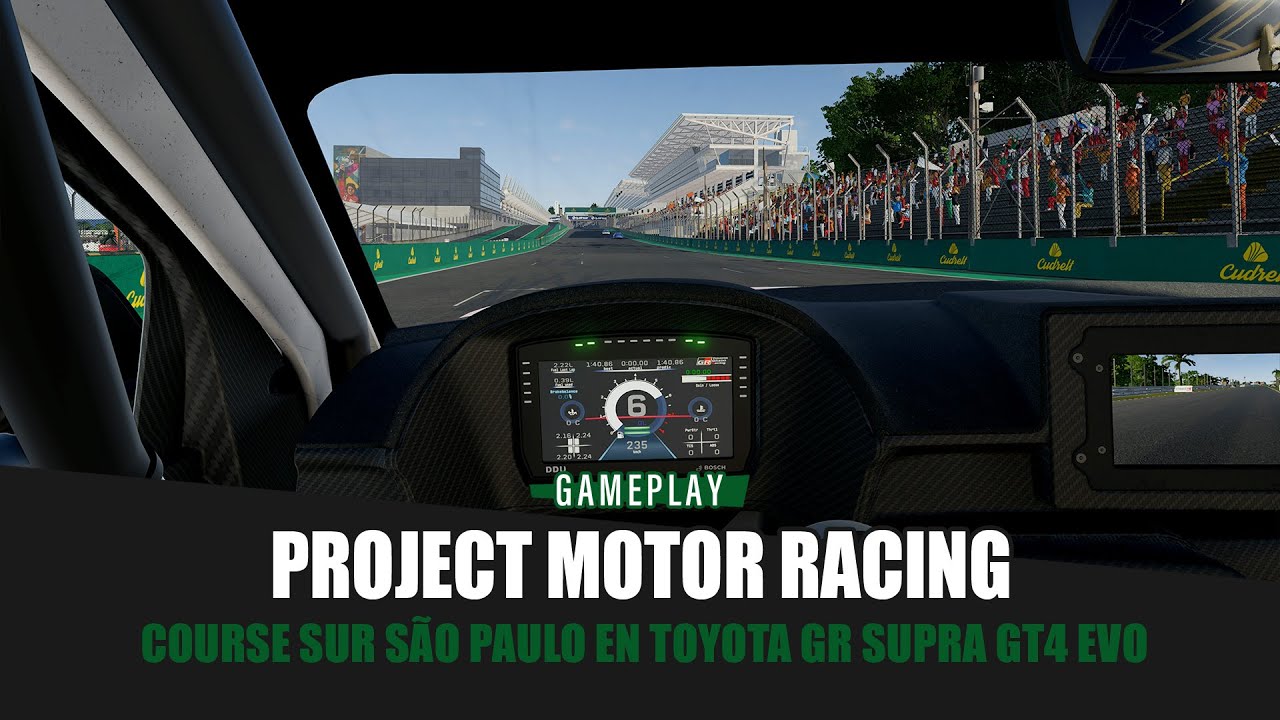 Project Motor Racing - Course sur S&atilde;o Paulo en Toyota GR Supra GT4 Evo