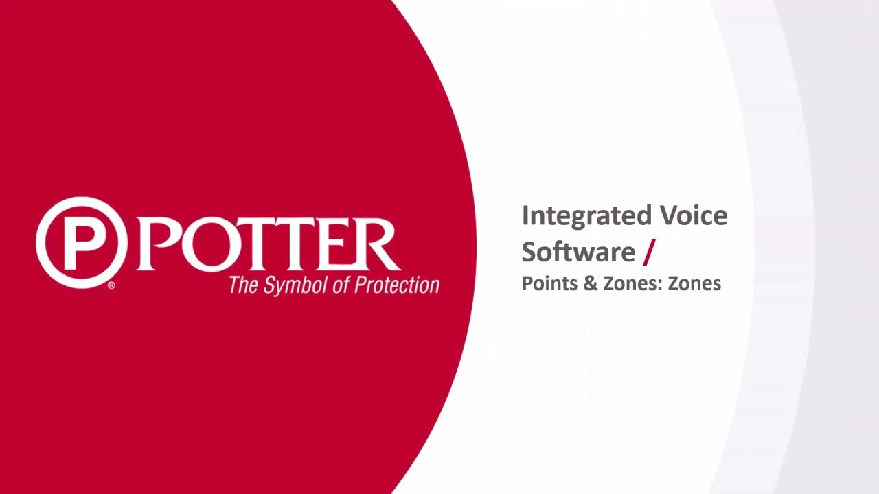 Integrated Voice Software - Points and Zones