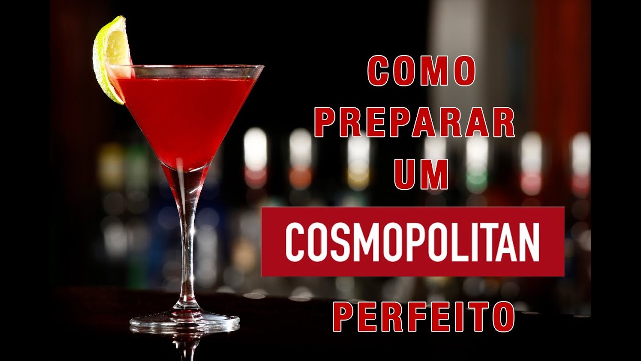 COMO PREPARAR #2: COSMOPOLITAN - RECEITA CAMPEÃ - DRINK COCKTAIL