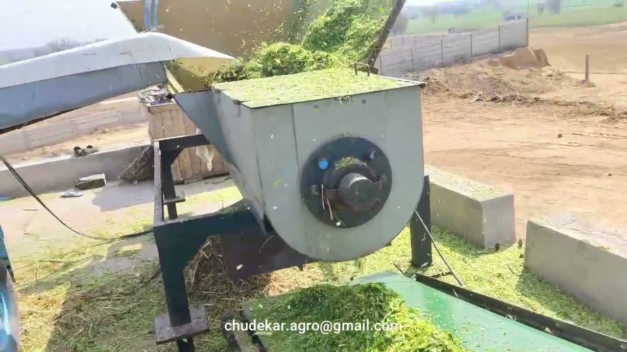 Napier Grass Grinder for Bio CNG.