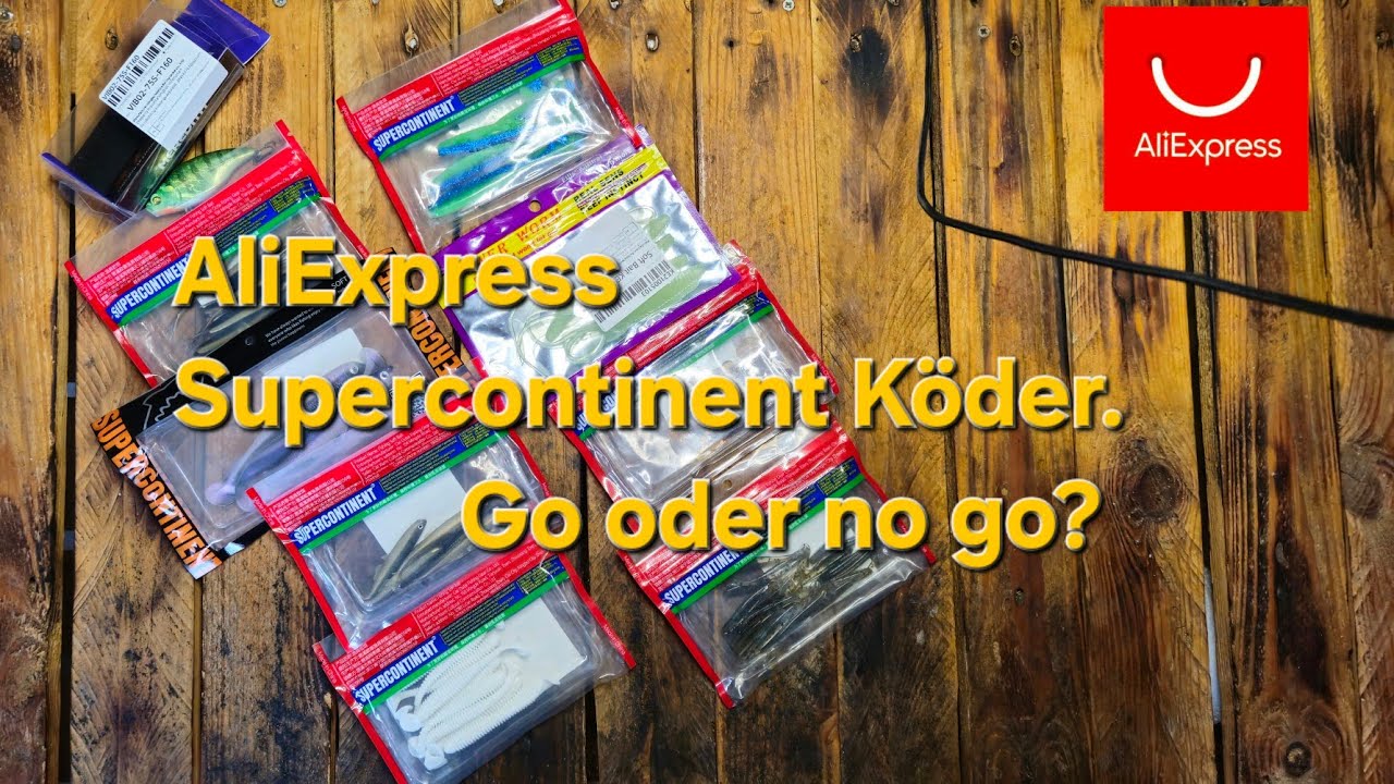 AliExpress Supercontinent Köder. Ein großer Haufen für kleines Geld? Zum Angeln oder für die Tonne? 