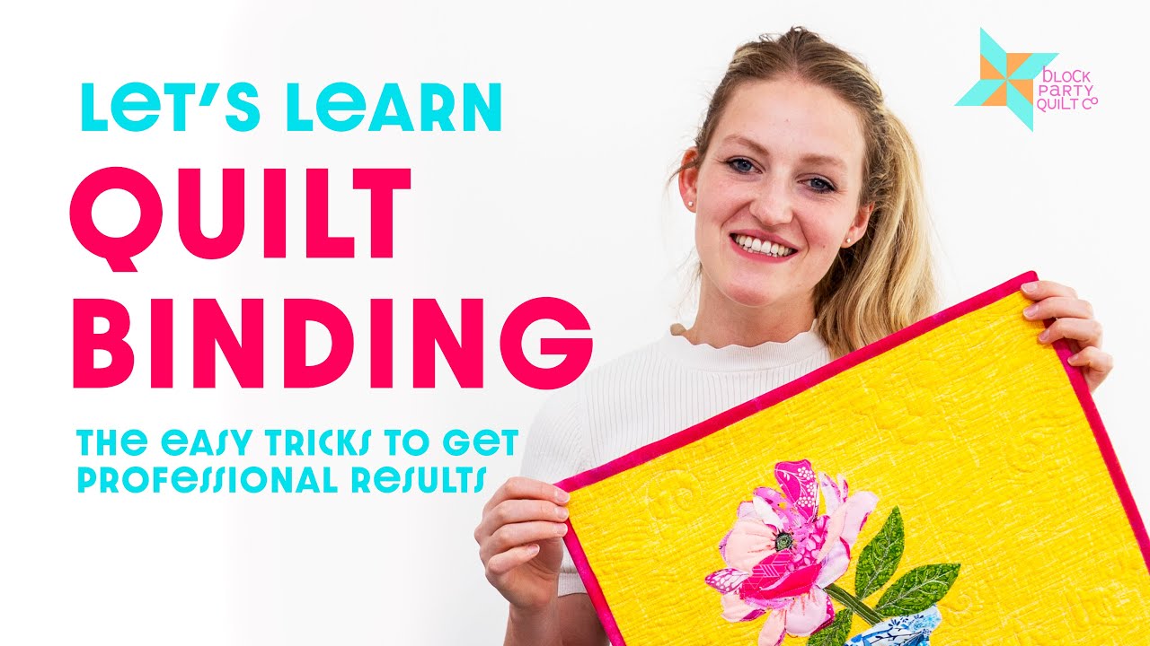 How to bind a quilt - EASIEST way to bind a quilt with a sewing machine