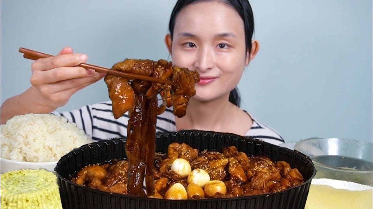 달콤짭짤 밥도둑 간장찜닭 먹방