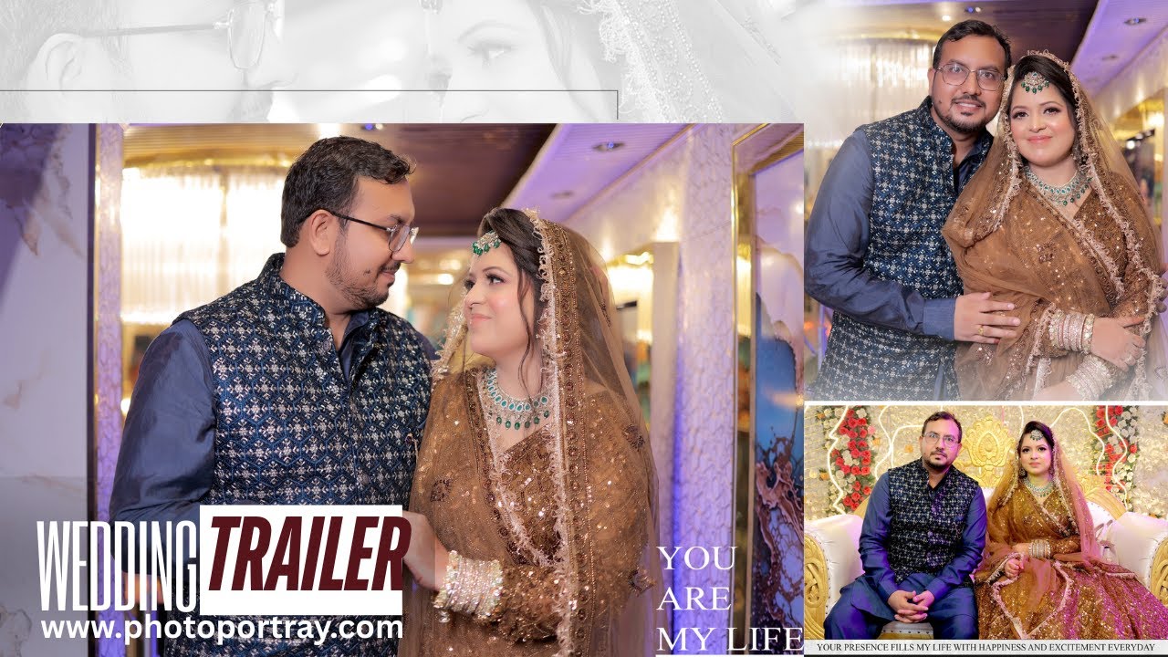 Farooq Weds Anjum | Shaadi Ka Safar | Cinematic Wedding Trailer ✨ Photoportray
