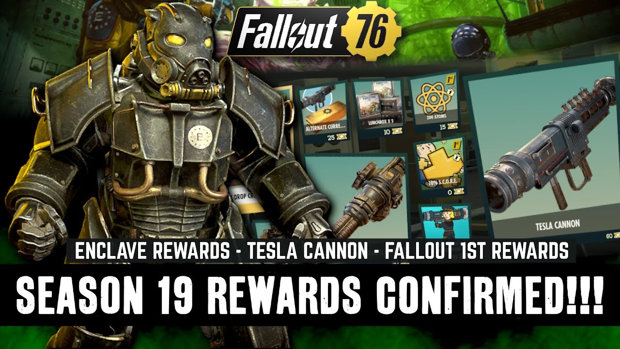 ALL SEASON 19 SCOREBOARD ENCLAVE REWARDS CONFIRMED!! Fallout 76 Season 19 Scoreboard Review