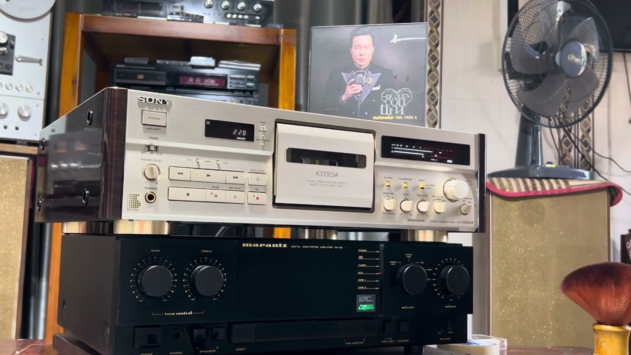 Đẹp sang trọng 😍đầu Deck cassette Sony tc -k 333esa : ĐT 0363200079