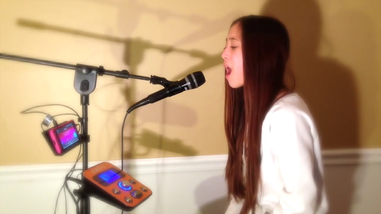 11 year old Carolyn performs Titanium on her #Singtrix HD