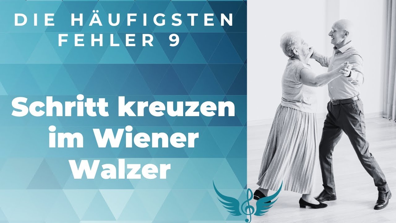 Schritt kreuzen in der Linksdrehung Wiener Walzer für Herr & Dame gezeigt! Häufige Fehler 9  HD