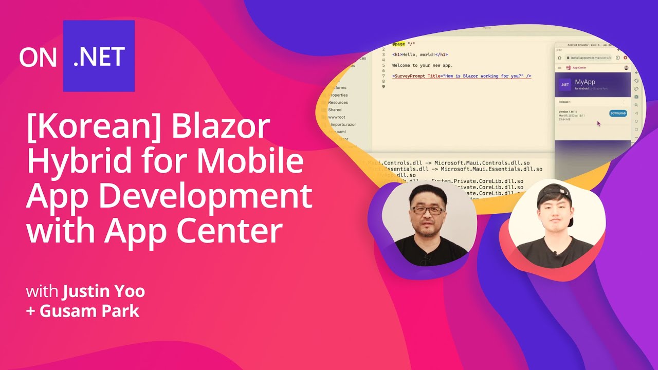 [Korean] Blazor Hybrid for Mobile App Development & Deployment with App Center