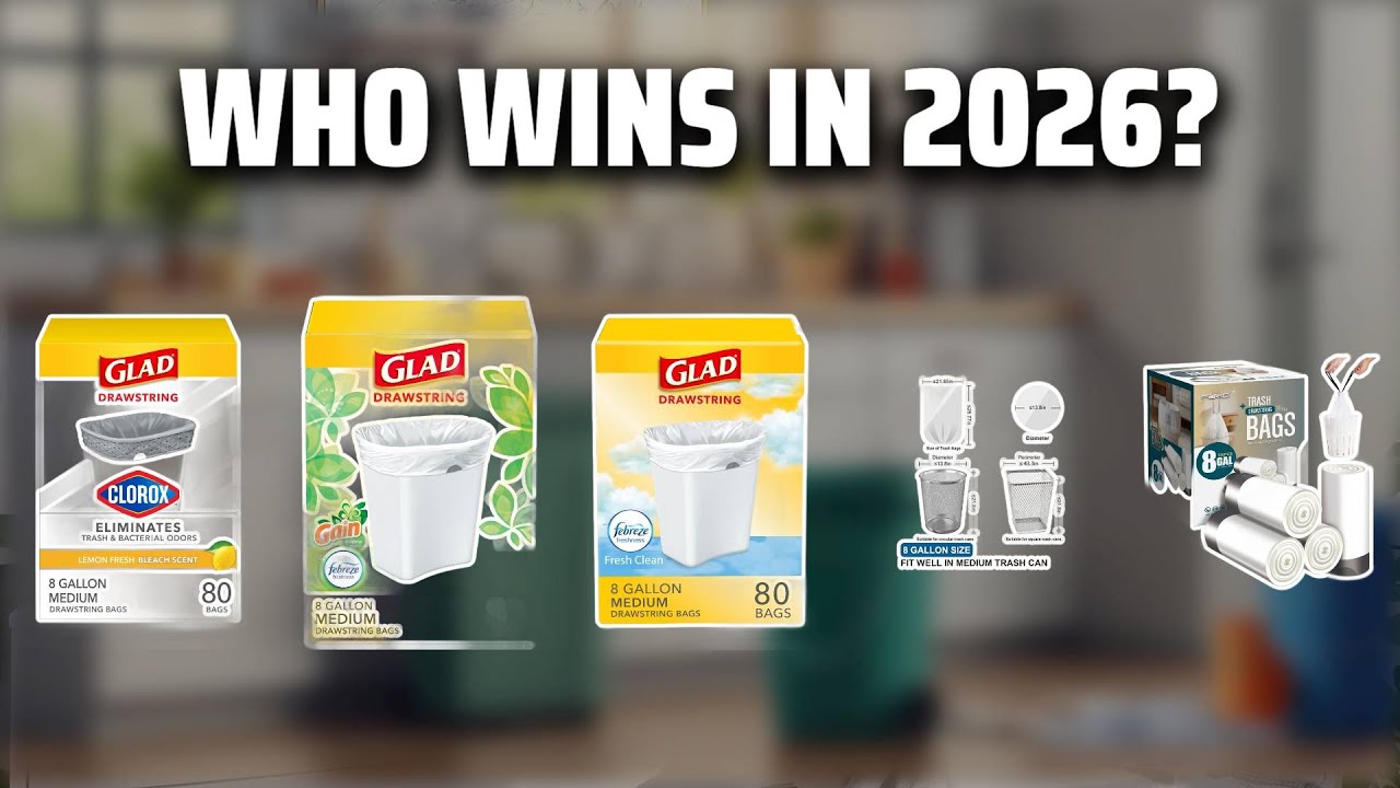 The Top 5 Best Glad Trash Bags in 2026 - Must Watch Before Buying!
