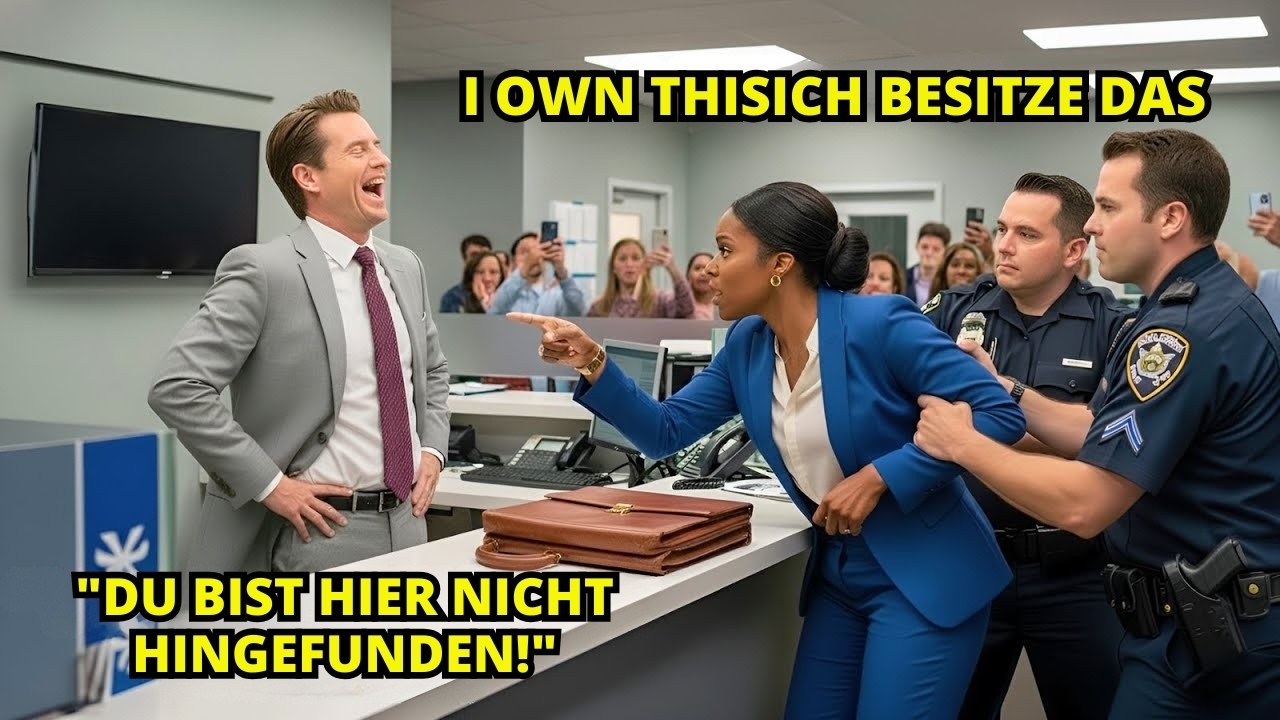 Ein Bankmanager rief wegen einer schwarzen Frau die Polizei   damit  Karriere im Bankwesen immer.