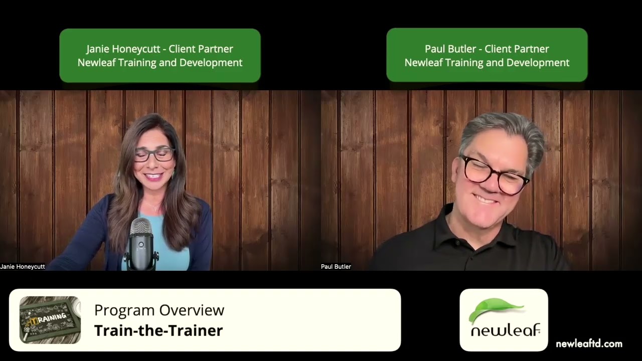 Program Overview: Train the Trainer w/Janie