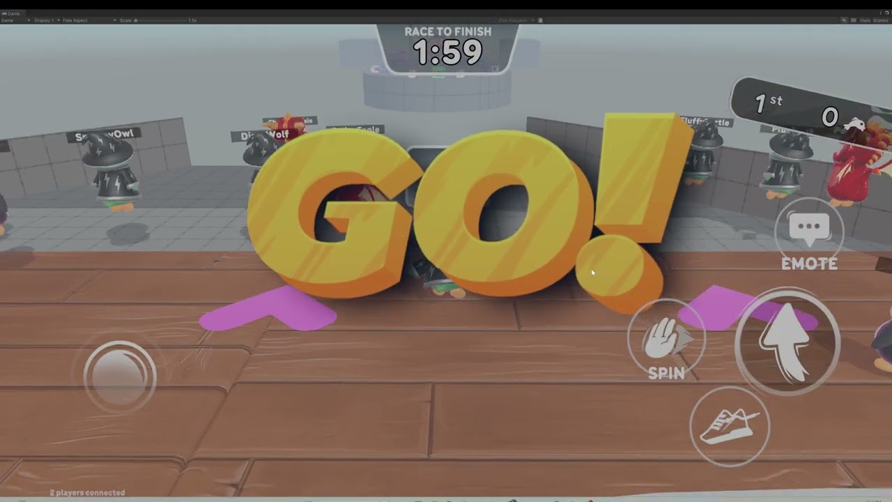 - Pudgy Party Mobile Game - Race: Crash Course (Prototype)