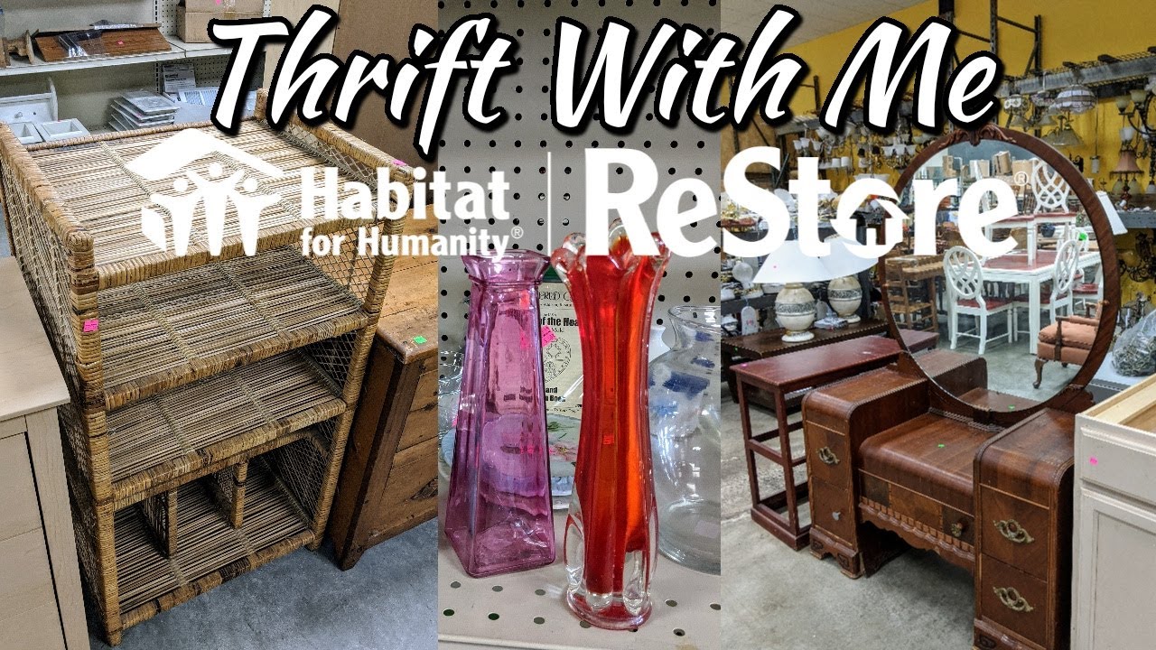 Thrifting with Me at Habitat for Humanity Restore+Small Haul-Project Thrift 52 Week 51