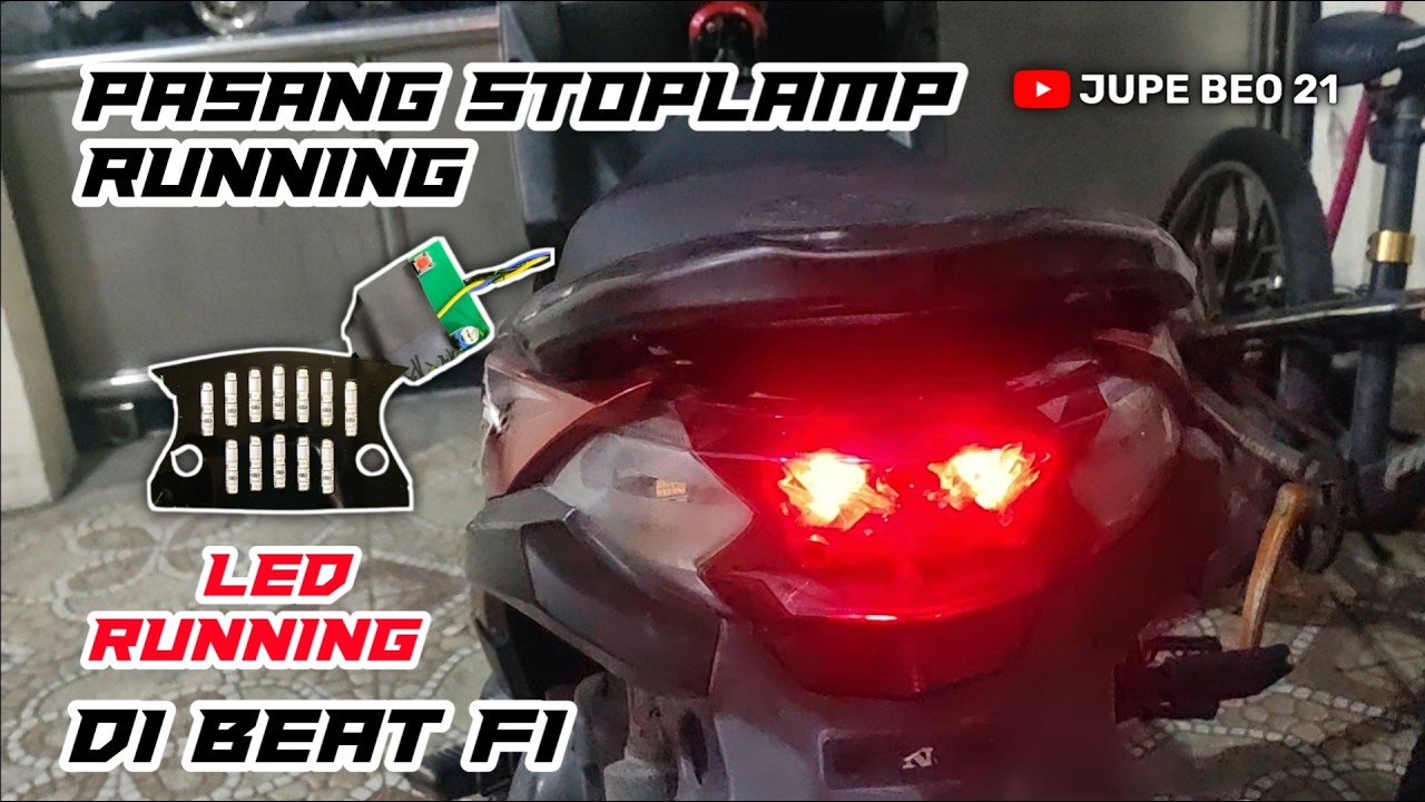 Pasang stoplamp running di Beat Fi | TUTORIAL 
