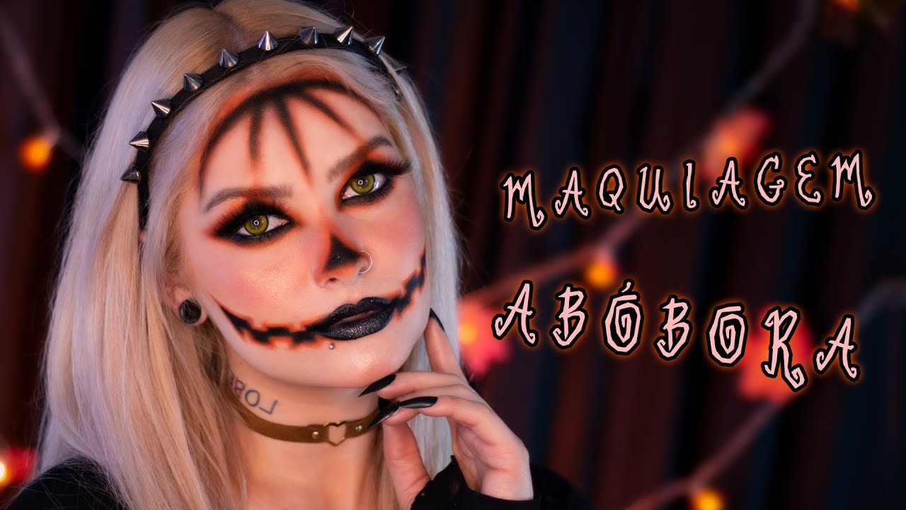 Abóbora Glam 🎃 | Maquia e fala | Maquiagem Halloween