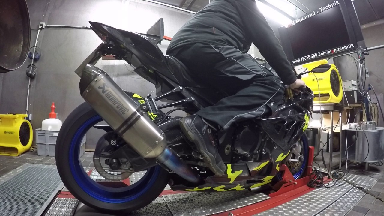 MGM Technik S1000RR HP4 Alpharacing Blipper in Action on Dyno  #2
