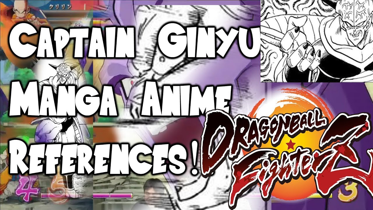 All? Ginyu Manga/Anime References (Trailer and Stream) DB FighterZ