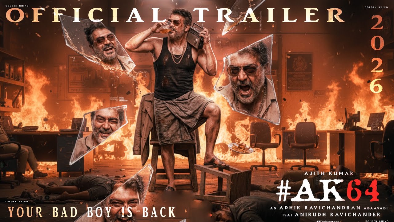 AK64 - Official Trailer | ADHIK RAVICHANDRAN | AJITH KUMAR | 2026 |  GV PRAKASH | Ak 64