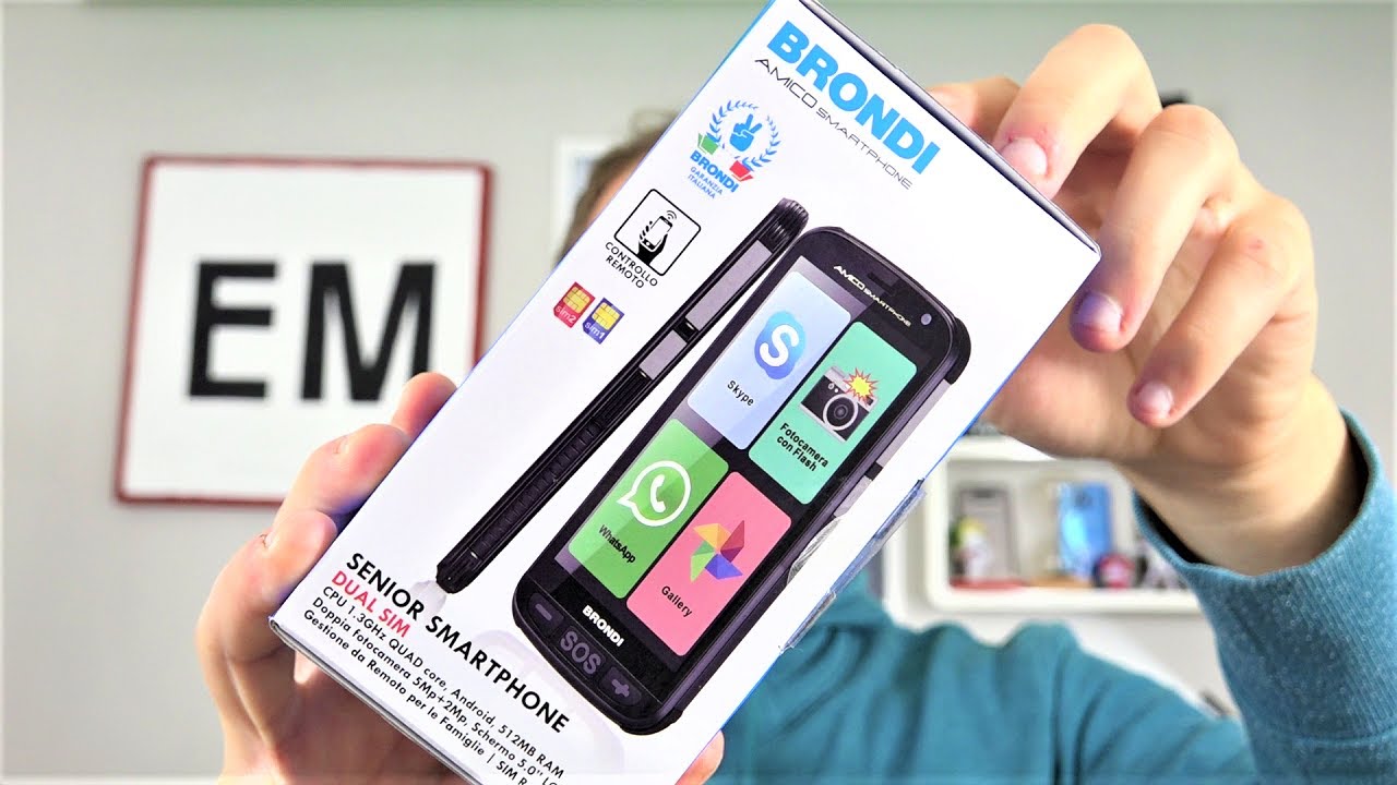Brondi Amico - lo smartphone SEMPLICE per anziani ( con whatsapp! )