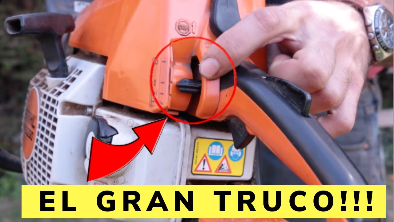 Cómo Desahogar Una Motosierra SIN HERRAMIENTAS
