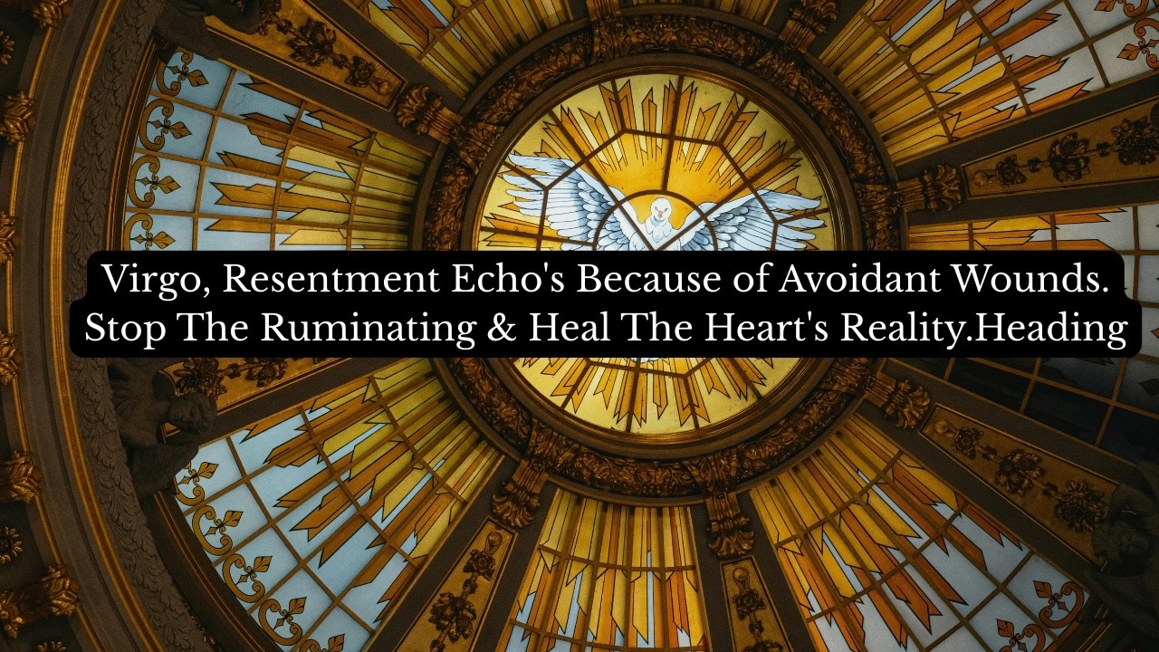 Virgo, Resentment Echo's Because of Avoidant Wounds. Stop The Ruminating & Heal The Heart's Reality.