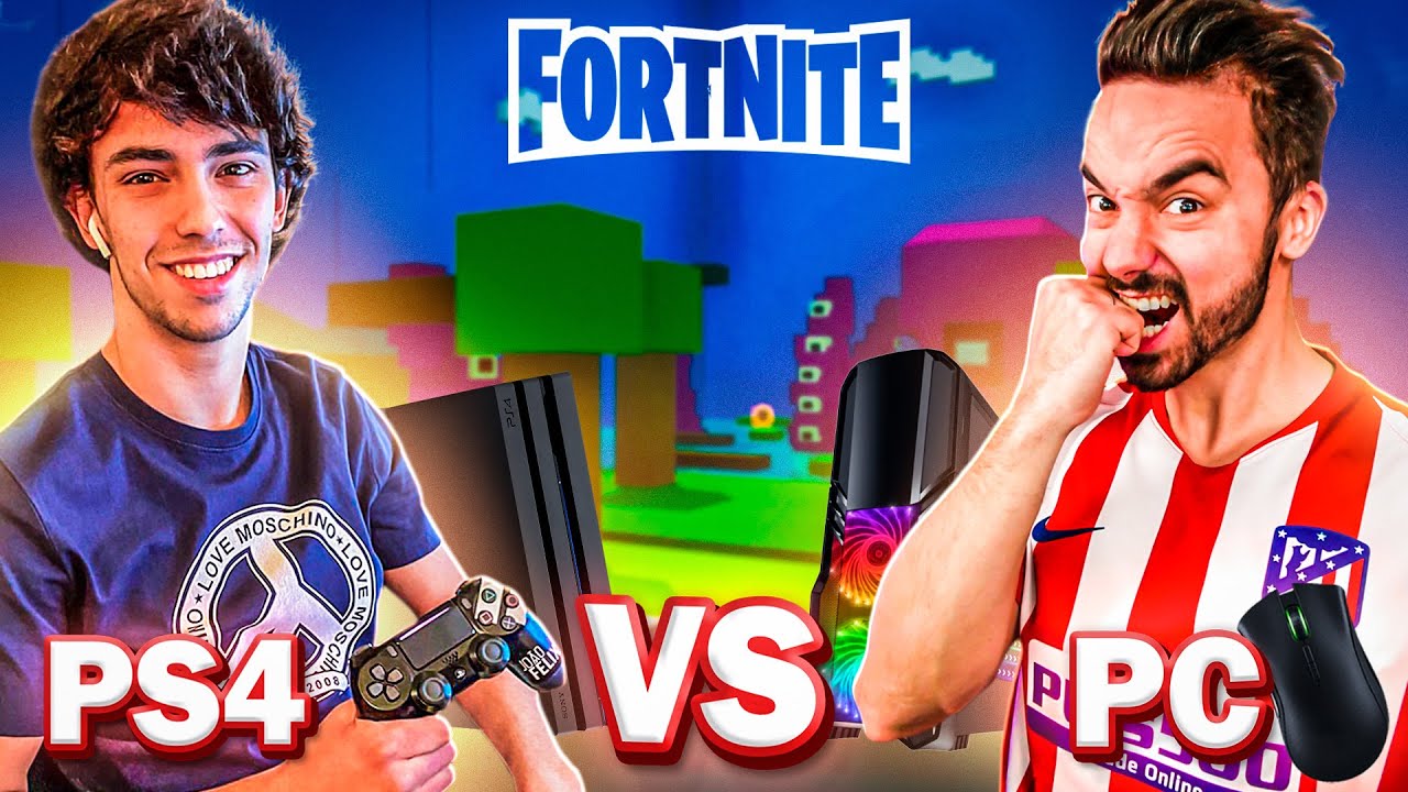JOÃO FÉLIX PS4 VS TIAGOVSKI PC | FORTNITE CROSS ROAD