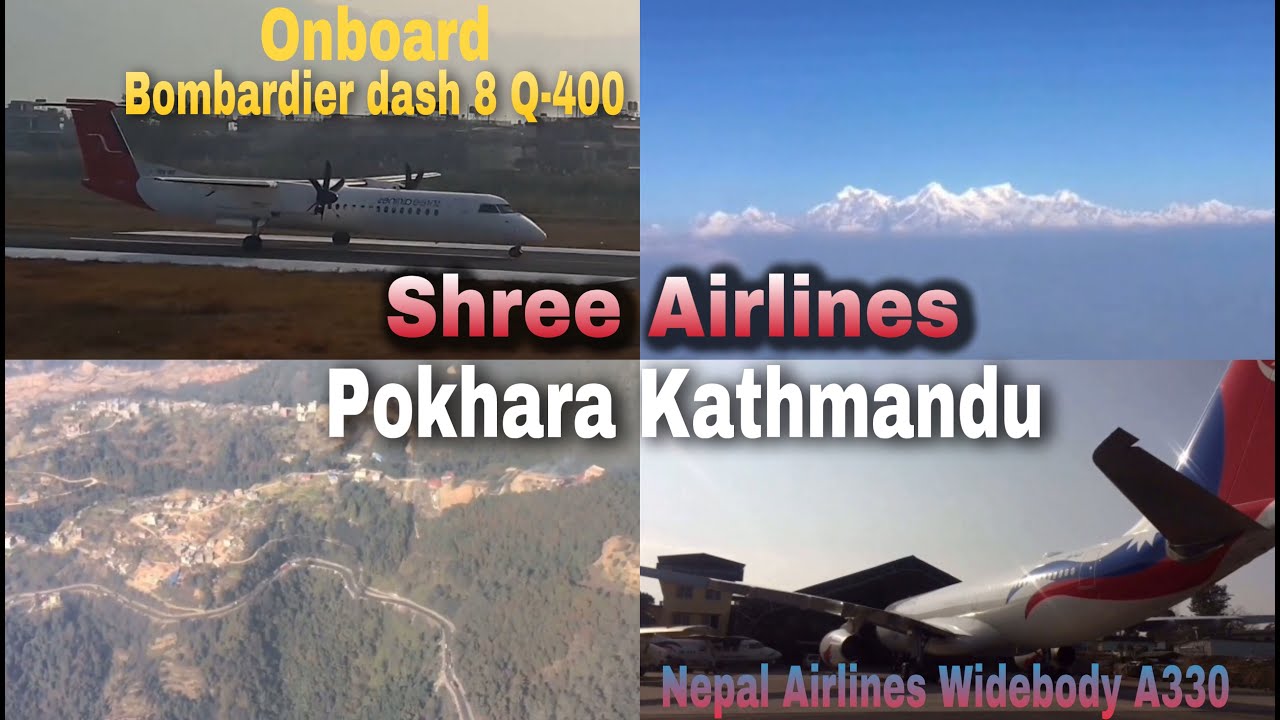 Short Flight Review | Pokhara - Kathmandu | Shree Airlines | Bombardier dash 8 Q-400