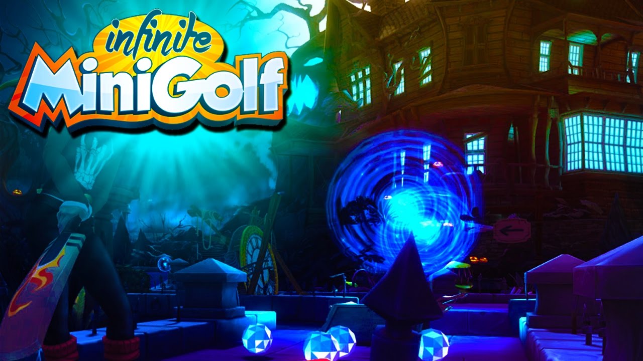 Infinite Mini Golf! - MOST STUPID GOLF HOLE EVER?!