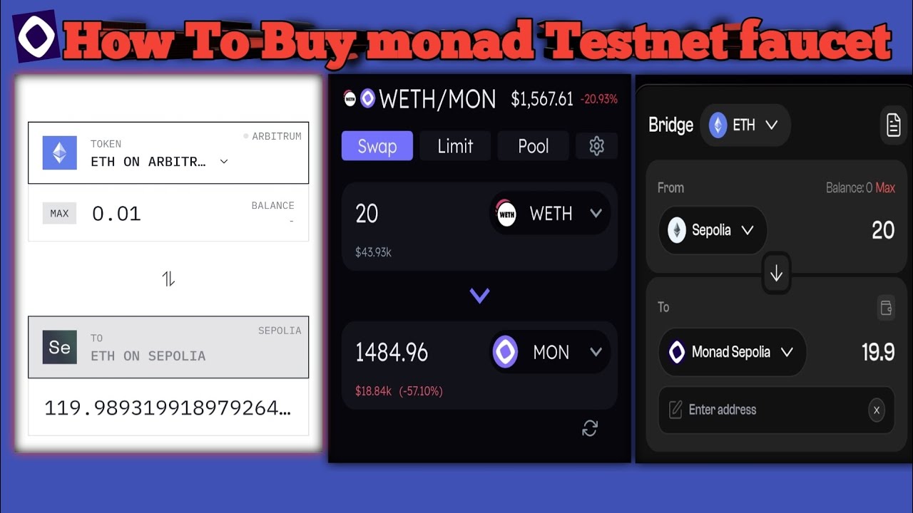 How to buy Monad Testnet faucet | Monad testnet | Monad testnet update