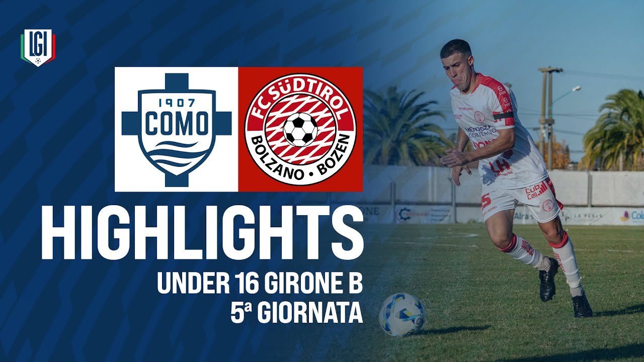 Highlights Como-Sudtirol U16, 5ª giornata stagione 2024-25