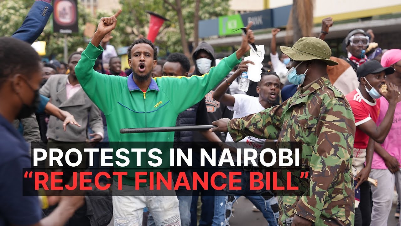 Protests in Nairobi as Gen Z “Reject Finance Bill”