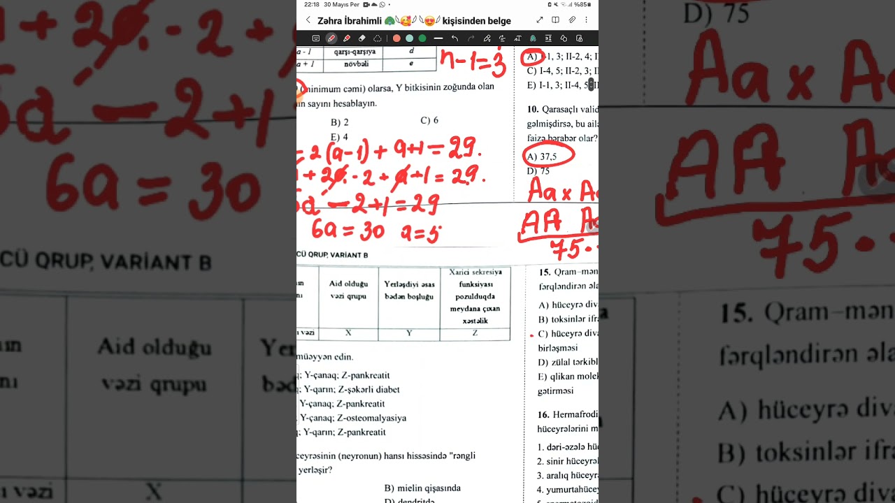 Kainat kurslarının 11 sinif son otk sualı Biologiya
