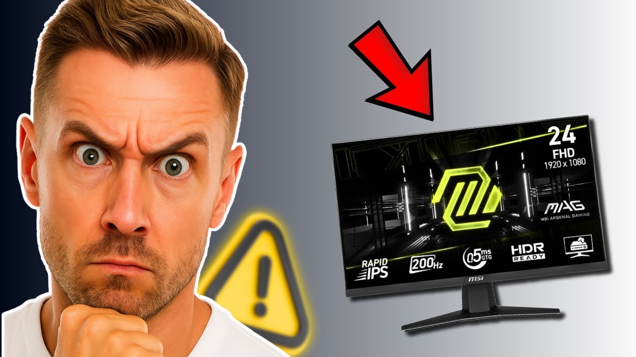 Обзор игрового монитора MSI MAG 244F (2026) &mdash; недорогой игровой монитор с частотой 200 Гц?!