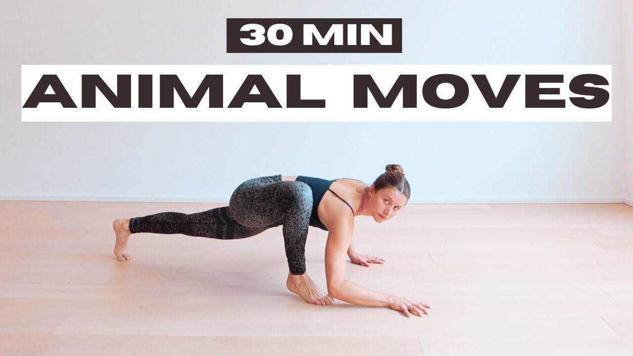 30 Min Animal Yoga Flow | Movement To Build Strength & Power