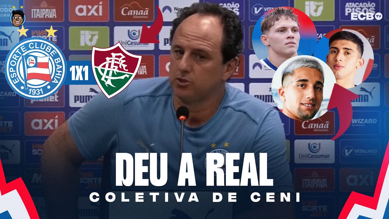 🔥💣 ROGÉRIO CENI SOLTOU O VERBO! VEJA O QUE ROGÉRIO CENI DISSE APÓS EMPATE CONTRA O FLUMINENSE!