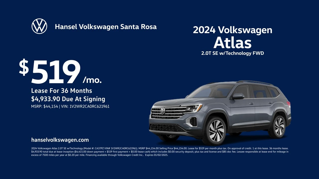 Volkswagen Atlas 11/26/2024 4603048