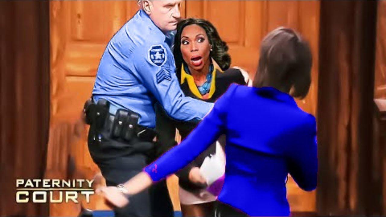 WOMAN FIGHTS ON PATERNITY COURT!