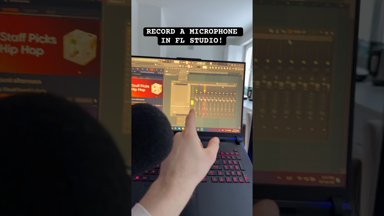 Как записать микрофон в fl studio #flstudio #microphone #howtorecordmicrophoneinflstudio #fl