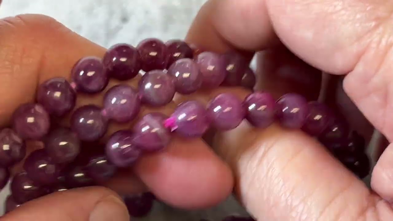 Ruby Bracelets 8mm about 7