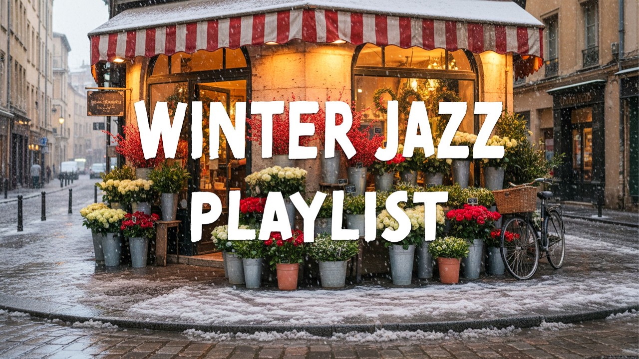 [Playlist]  ☀️ 편안하게 듣기 좋은 적당한 텐션의 카페재즈 플레이리스트 🥰 Winter Jazz Instrumental Music