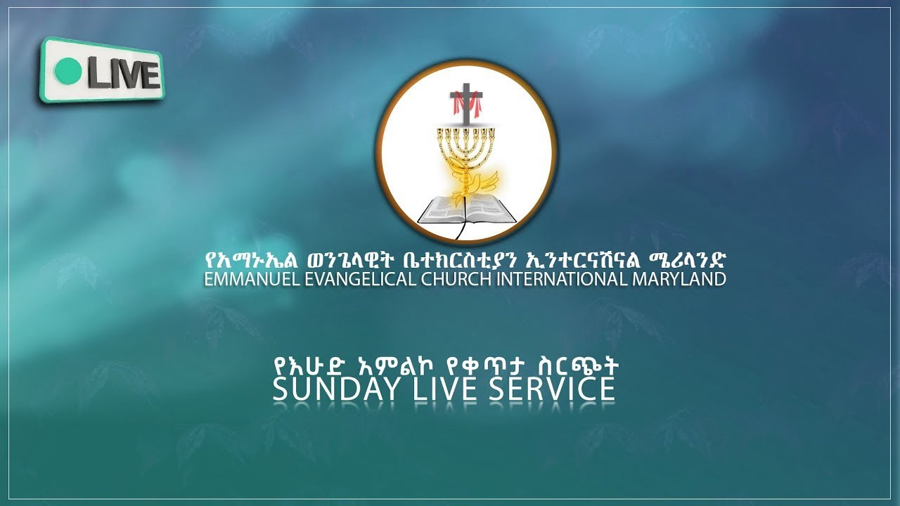🔴 LIVE | አማኑኤል ወንጌላዊት ቤ/ክ  ሜሪላንድ | (15 FEB 2026)