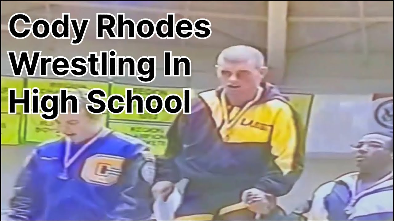 Cody Rhodes Wrestling In High School - WWE AEW