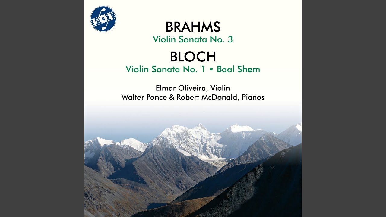 Violin Sonata No. 3 in D Minor, Op. 108: I. Allegro
